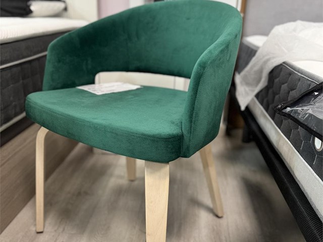 Silla terciopelo verde