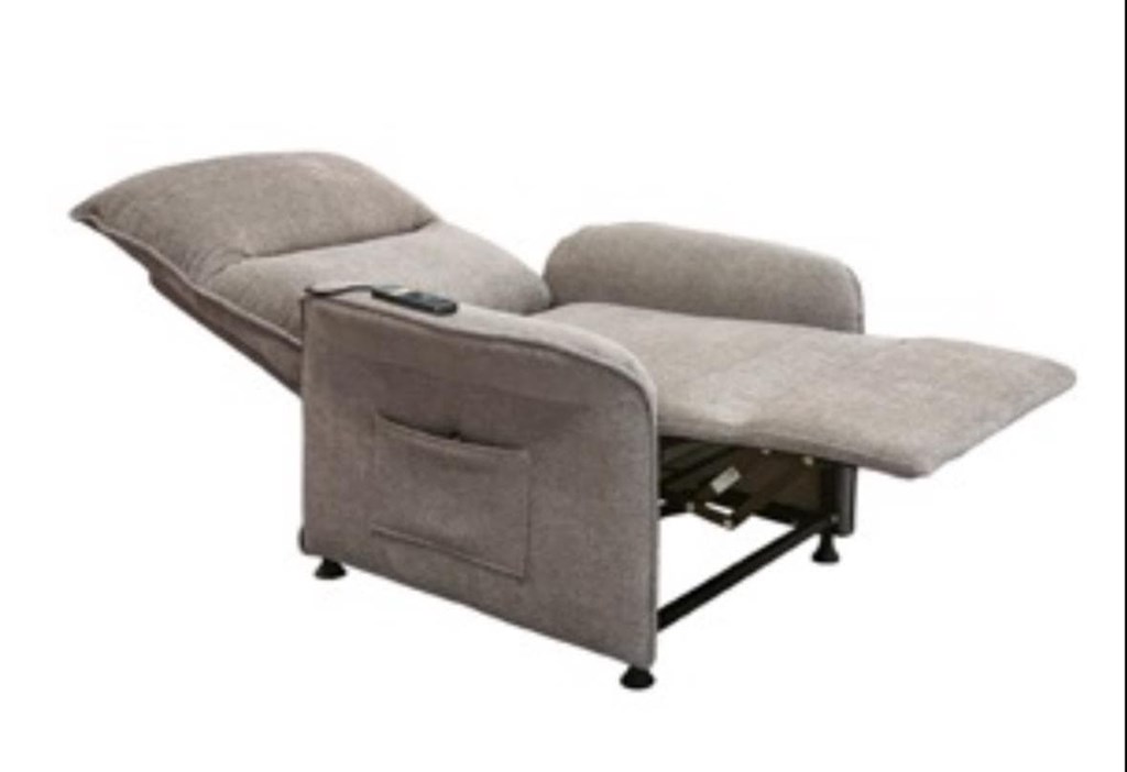 Foto 1 SILLON RELAX MASAJE SHIATSU TEJIDO GRIS TABACO